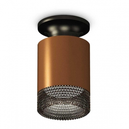 Комплект потолочного светильника Ambrella light Techno Spot XC (N6902, C6304, N6151) XS6304112, в стиле модерн, цвет кофейный