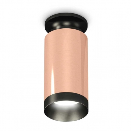 Комплект потолочного светильника Ambrella light Techno Spot XC (N6902, C6326, N6131) XS6326100, в современном стиле, цвет розовое золото
