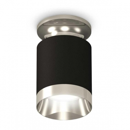 Комплект потолочного светильника Ambrella light Techno Spot XC (N6903, C6302, N6132) XS6302121, в современном стиле, цвет черный