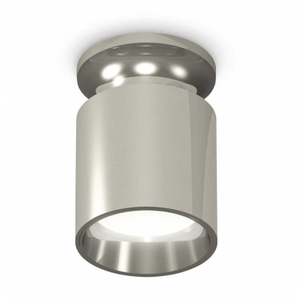 Комплект потолочного светильника Ambrella light Techno Spot XC (N6903, C6305, N6112) XS6305041, в современном стиле, цвет серебро