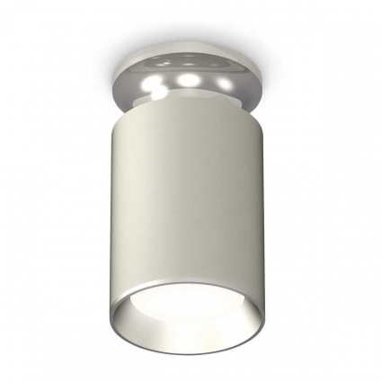 Комплект потолочного светильника Ambrella light Techno Spot XC (N6903, C6314, N6104) XS6314101, в современном стиле, цвет серый