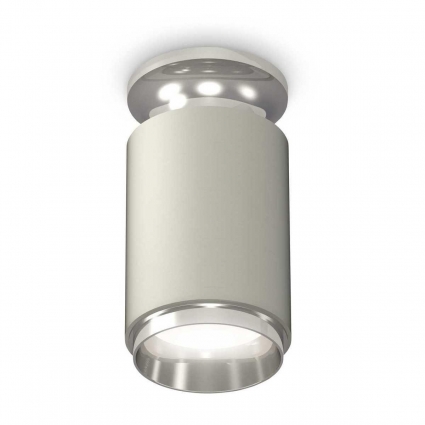 Комплект потолочного светильника Ambrella light Techno Spot XC (N6903, C6314, N6122) XS6314100, в современном стиле, цвет серый