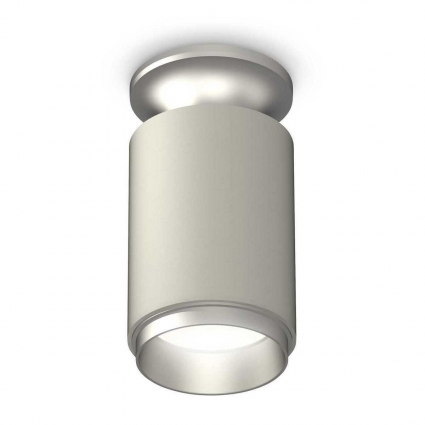 Комплект потолочного светильника Ambrella light Techno Spot XC (N6904, C6314, N6123) XS6314120, в современном стиле, цвет серый