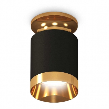 Комплект потолочного светильника Ambrella light Techno Spot XC (N6905, C6302, N6134) XS6302160, в современном стиле, цвет черный