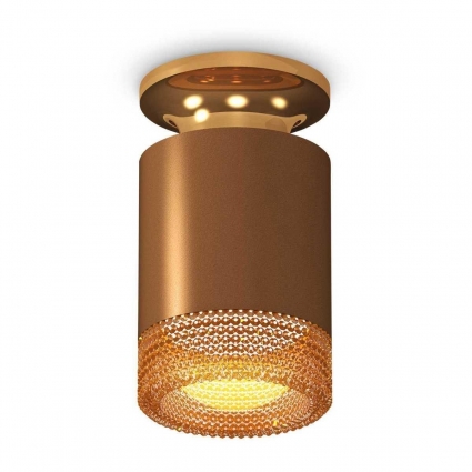 Комплект потолочного светильника Ambrella light Techno Spot XC (N6905, C6304, N6154) XS6304131, в стиле модерн, цвет кофейный