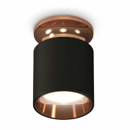Комплект потолочного светильника Ambrella light Techno Spot XC (N6906, C6302, N6114) XS6302181, в современном стиле, цвет черный