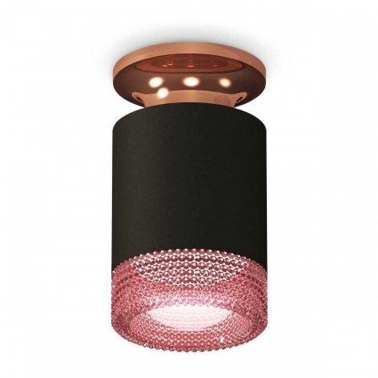 Комплект потолочного светильника Ambrella light Techno Spot XC (N6906, C6302, N6152) XS6302182, в стиле модерн, цвет черный