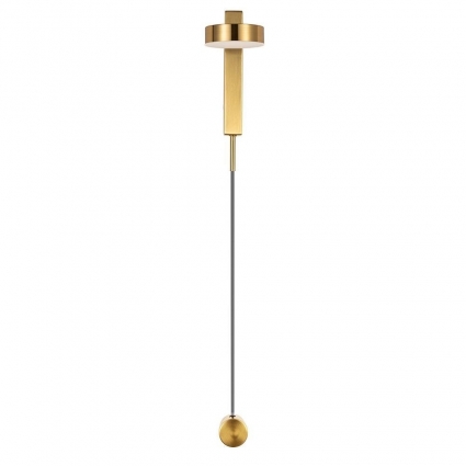 Настенный светодиодный светильник Arte Lamp MIRACH A2142AP-10PB в современном стиле, цвет медь