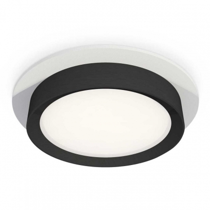 Комплект встраиваемого светильника Ambrella light Techno Spot XC (C8050, N8113) XC8050002, в современном стиле, цвет черный