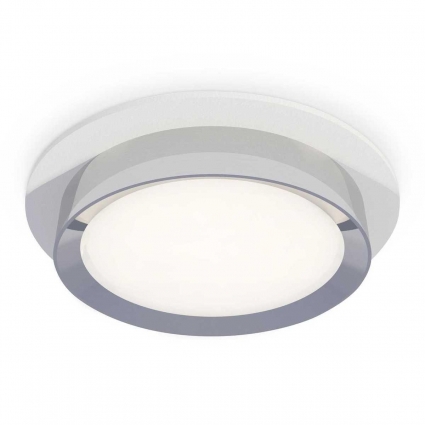 Комплект встраиваемого светильника Ambrella light Techno Spot XC (C8050, N8118) XC8050003, в современном стиле, цвет серебро