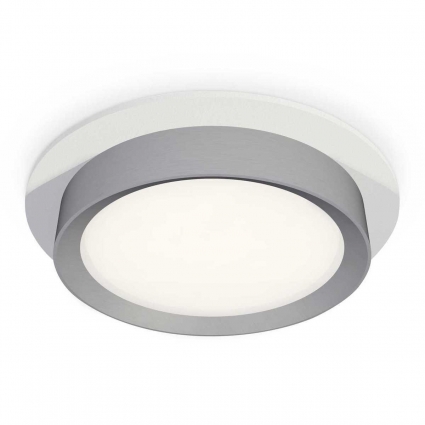 Комплект встраиваемого светильника Ambrella light Techno Spot XC (C8050, N8121) XC8050004, в современном стиле, цвет хром