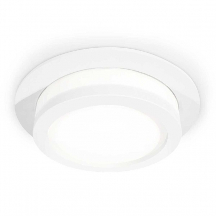 Комплект встраиваемого светильника Ambrella light Techno Spot XC (C8050, N8412) XC8050017, в современном стиле, цвет белый