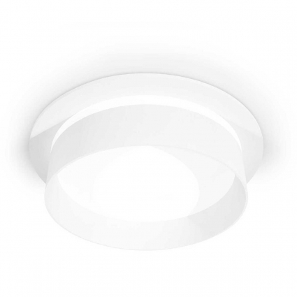Комплект встраиваемого светильника Ambrella light Techno Spot XC (C8050, N8461) XC8050020, в современном стиле, цвет белый