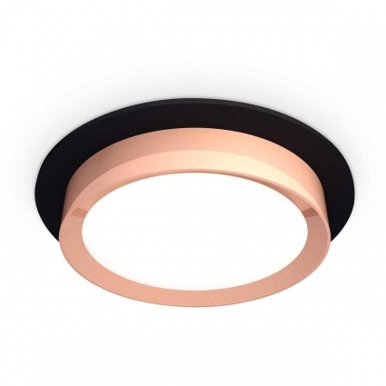 Комплект встраиваемого светильника Ambrella light Techno Spot XC (C8051, N8126) XC8051006, в современном стиле, цвет розовое золото