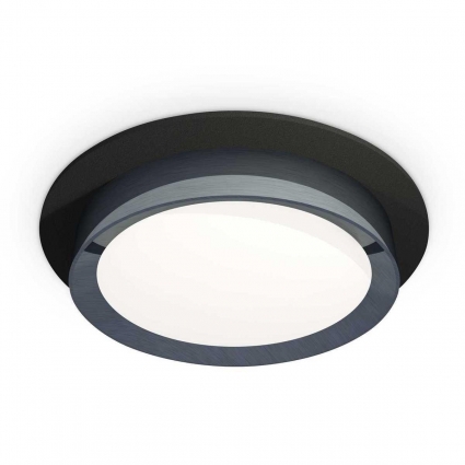 Комплект встраиваемого светильника Ambrella light Techno Spot XC (C8051, N8133) XC8051007, в современном стиле, цвет графит