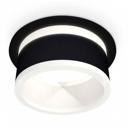 Комплект встраиваемого светильника Ambrella light Techno Spot XC (C8051, N8445) XC8051019, в стиле модерн, цвет черный