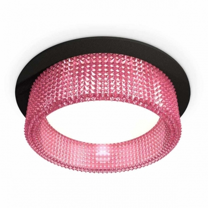 Комплект встраиваемого светильника Ambrella light Techno Spot XC (C8051, N8486) XC8051032, в стиле модерн, цвет розовый