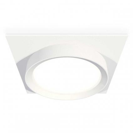 Комплект встраиваемого светильника Ambrella light Techno Spot XC (C8061, N8112) XC8061001, в современном стиле, цвет белый