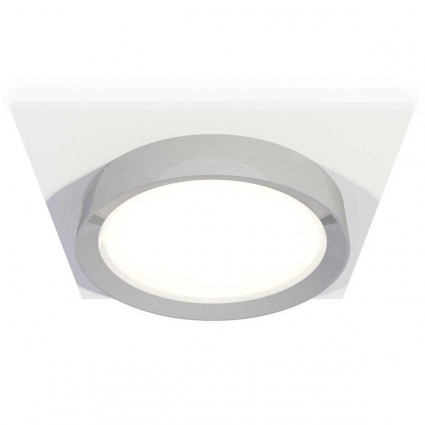 Комплект встраиваемого светильника Ambrella light Techno Spot XC (C8061, N8118) XC8061003, в современном стиле, цвет серебро
