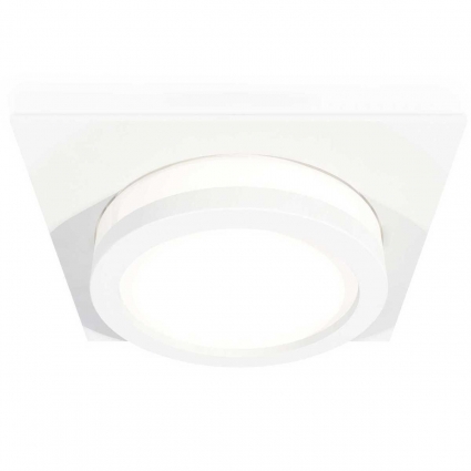 Комплект встраиваемого светильника Ambrella light Techno Spot XC (C8061, N8412) XC8061017, в современном стиле, цвет белый
