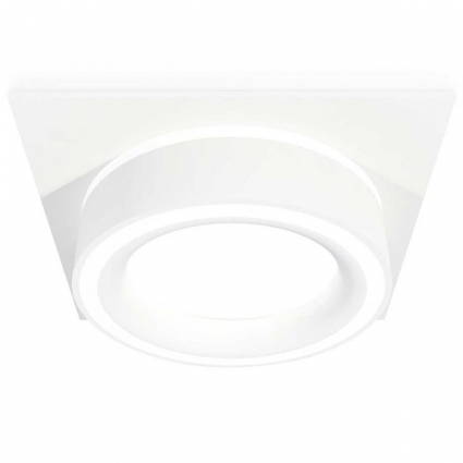 Комплект встраиваемого светильника Ambrella light Techno Spot XC (C8061, N8433) XC8061018, в современном стиле, цвет белый