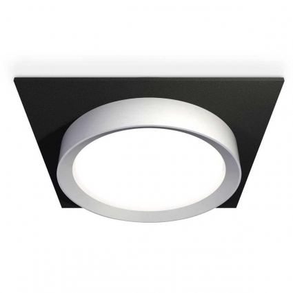 Комплект встраиваемого светильника Ambrella light Techno Spot XC (C8062, N8121) XC8062004, в современном стиле, цвет хром