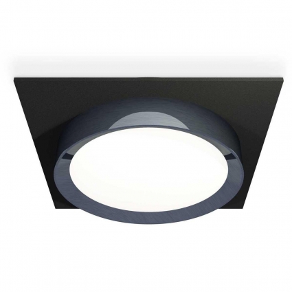 Комплект встраиваемого светильника Ambrella light Techno Spot XC (C8062, N8133) XC8062007, в современном стиле, цвет графит