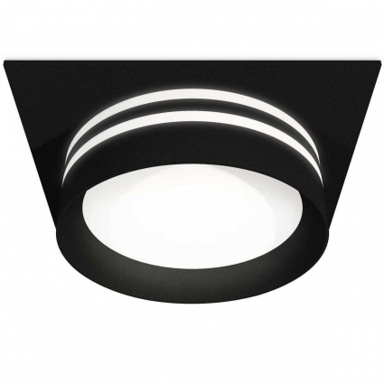 Комплект встраиваемого светильника Ambrella light Techno Spot XC (C8062, N8478) XC8062021, в современном стиле, цвет черный