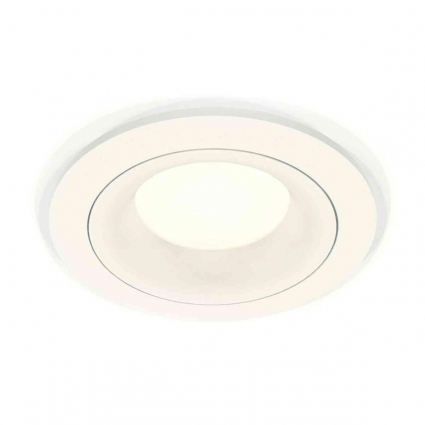Комплект встраиваемого светильника Ambrella light Techno Spot XC7621001 SWH белый песок (C7621, N7010), в стиле Хай-тек, цвет белый