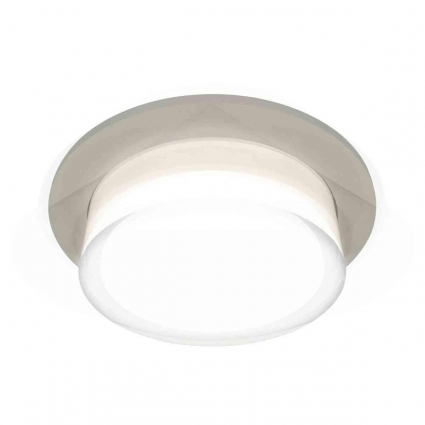 Комплект встраиваемого светильника Ambrella light Techno Spot XC7623040 SGR/FR/CL серый песок/белый матовый/прозрачный (C7623, N7160), в стиле Хай-тек, цвет серый