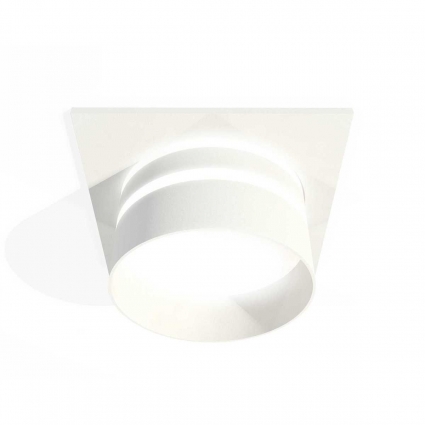 Комплект встраиваемого светильника Ambrella light Techno Spot XC (C7631, N7141) XC7631042, в современном стиле, цвет белый