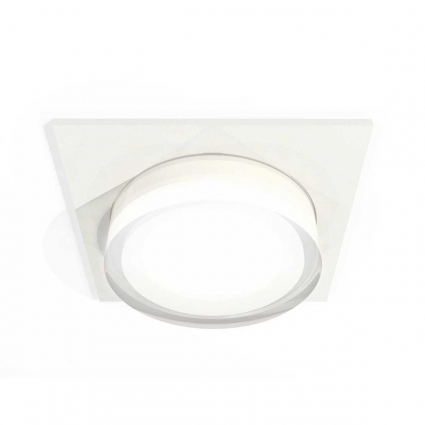 Комплект встраиваемого светильника Ambrella light Techno Spot XC (C7631, N7160) XC7631043, в современном стиле, цвет белый