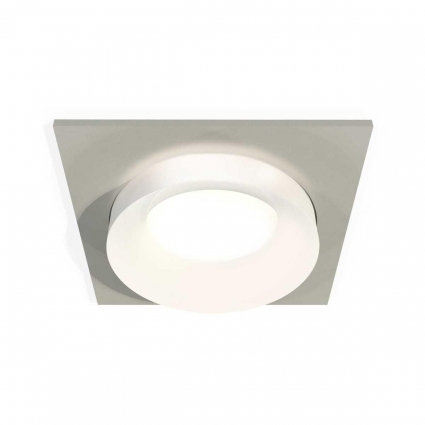 Комплект встраиваемого светильника Ambrella light Techno Spot XC (C7633, N7165) XC7633041, в современном стиле, цвет белый