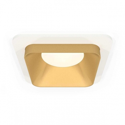 Комплект встраиваемого светильника Ambrella light Techno Spot XC (C7901, N7704) XC7901004, в современном стиле, цвет золотой