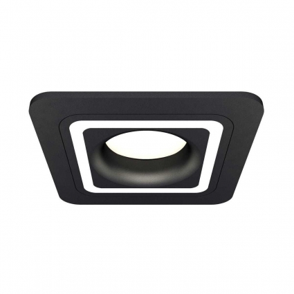 Комплект встраиваемого светильника Ambrella light Techno Spot XC (C7902, N7716) XC7902011, в современном стиле, цвет черный