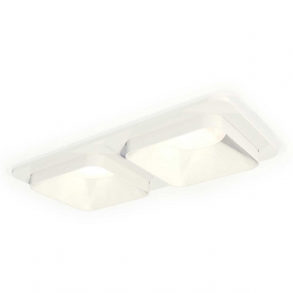 Комплект встраиваемого светильника Ambrella light Techno Spot XC (C7905, N7701) XC7905001, в современном стиле, цвет белый