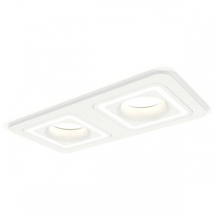 Комплект встраиваемого светильника Ambrella light Techno Spot XC (C7905, N7715) XC7905011, в современном стиле, цвет белый