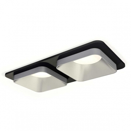 Комплект встраиваемого светильника Ambrella light Techno Spot XC (C7906, N7703) XC7906003, в современном стиле, цвет серебро