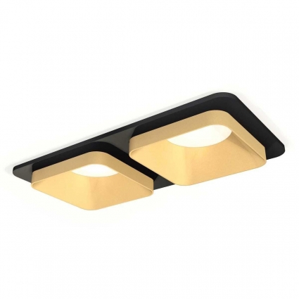 Комплект встраиваемого светильника Ambrella light Techno Spot XC (C7906, N7704) XC7906004, в современном стиле, цвет золотой