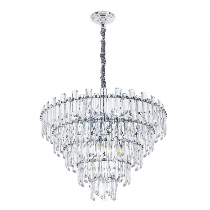 Каскадная люстра Divinare ROSIE 3511/02 LM-16 в стиле модерн, цвет хром