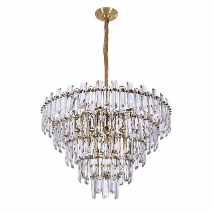 Каскадная люстра Divinare ROSIE 3511/17 LM-16 в стиле модерн, цвет латунь
