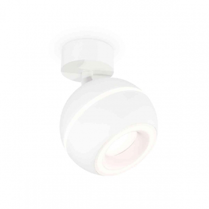 Комплект накладного светильника Ambrella light Techno Spot XM1101015 SWH белый песок (A2202, C1101, N7110), в стиле Хай-тек, цвет белый