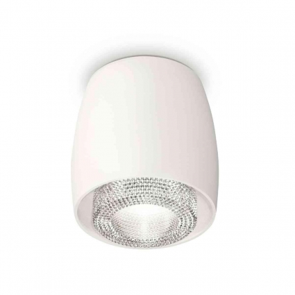 Комплект накладного светильника Ambrella light Techno Spot XS1141020 SWH/CL белый песок/прозрачный (C1141, N7191), в стиле Хай-тек, цвет белый