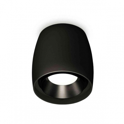 Комплект накладного светильника Ambrella light Techno Spot XS1142002 SBK/PBK черный песок/черный полированный (C1142, N7031), в стиле Хай-тек, цвет черный