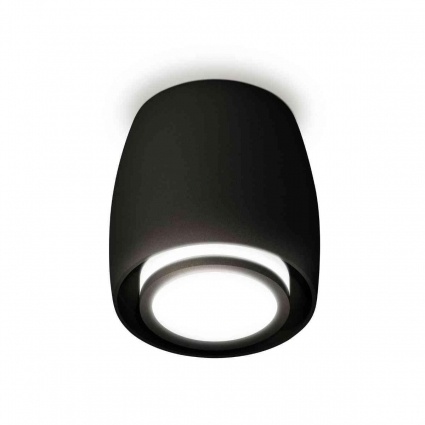 Комплект накладного светильника Ambrella light Techno Spot XS1142040 SBK/FR черный песок/белый матовый (C1142, N7121), в стиле Хай-тек, цвет черный