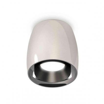 Комплект накладного светильника Ambrella light Techno Spot XS1143001 PSL/PBK серебро полированное/черный полированный (C1143, N7031), в стиле Хай-тек, цвет серебро