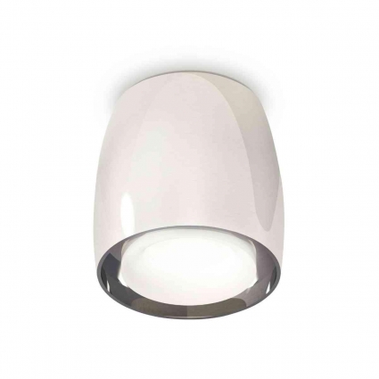 Комплект накладного светильника Ambrella light Techno Spot XS1143020 PSL/FR серебро полированное/белы матовый (C1143, N7165), в стиле Хай-тек, цвет серебро
