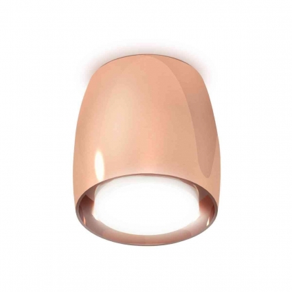 Комплект накладного светильника Ambrella light Techno Spot XS1144020 PPG/FR золото розовое полированное/белый матовый (C1144, N7165), в стиле Хай-тек, цвет розовое золото