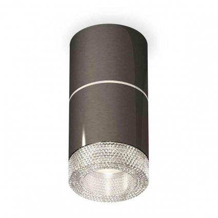 Комплект накладного светильника Ambrella light Techno Spot XS7403042 DCH/CL черный хром/прозрачный (C7403, A2070, C7403, N7191), в стиле Хай-тек, цвет черный
