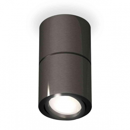 Комплект накладного светильника Ambrella light Techno Spot XS7403060 DCH/PBK черный хром/черный полированное (C7403, A2071, C7403, N7002), в стиле Хай-тек, цвет черный